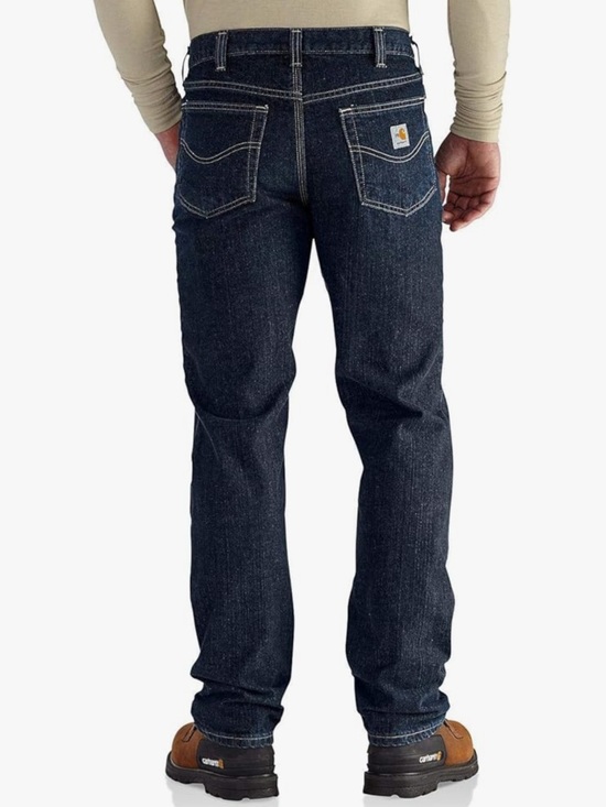 Carhartt Other - Carhartt Men's Medium Blue Flame Resistant Traditional Fit Denim Jeans - 38/32
